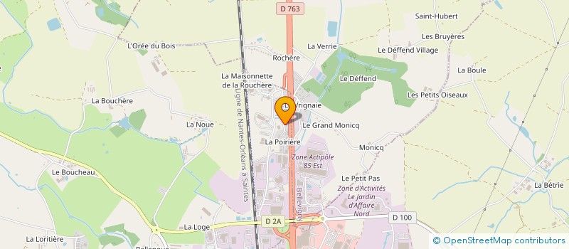localisation de l'entreprise PROMOTION D.L.V à LE POIRE-SUR-VIE