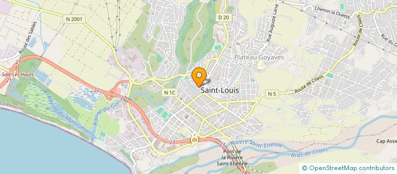 localisation de l'entreprise PROMOTION DE L'AIDE ET DE LA LUTTE CONTRE LA MALTRAITANCE DES ENFANTS ET L'EDUCATION CONJUGALE à SAINT-LOUIS