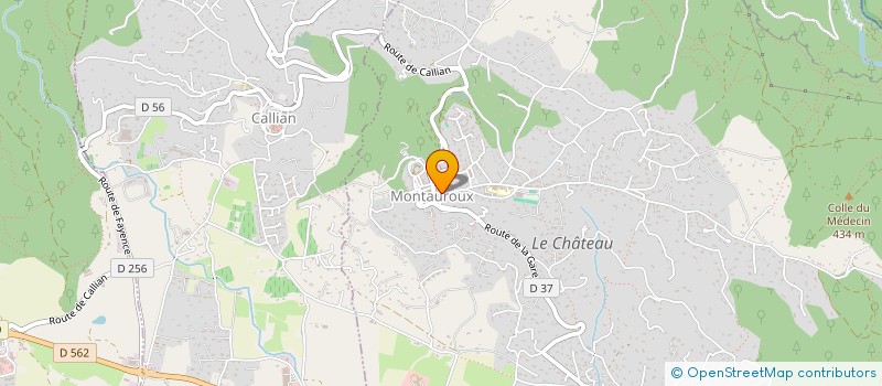 localisation de l'entreprise PROMOTION DE L ART à MONTAUROUX