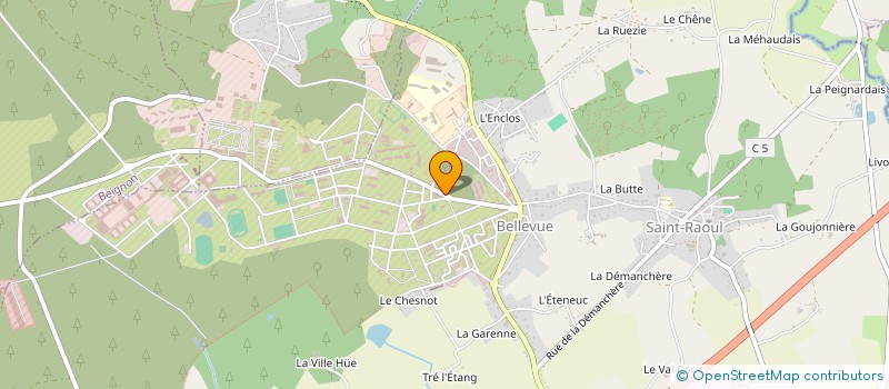localisation de l'entreprise PROMOTION DE L ECOLE SPECIALE MILITAIRE DE SAINT-CYR 2015-2018  GUER