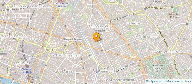 localisation de l'entreprise PROMOTION DE L EDUCATION ET DE L ENTREPREUNARIAT  PARIS