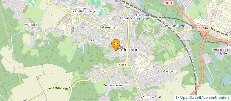 localisation de l'entreprise PROMOTION DE L'EPARGNE RESPONSABLE ACTIVE INTERGENERATIONELLE ECOLOGIQUE ET SOLIDAIRE à CLERMONT