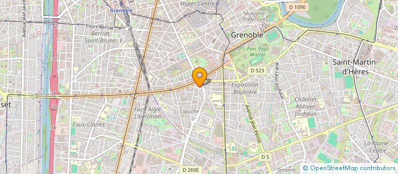 localisation de l'entreprise PROMOTION DE L'ERGONOMIE COGNITIVE DANS LES ORGANISATIONS  GRENOBLE