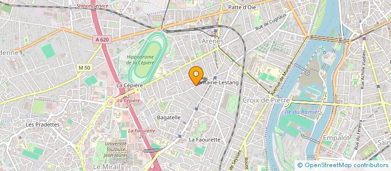 localisation de l'entreprise PROMOTION DE L'HYGIENE INDUSTRIELLE  TOULOUSE