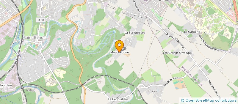 localisation de l'entreprise PROMOTION DE L'ORTHOPEDIE POITEVINE  SAINT-BENOIT