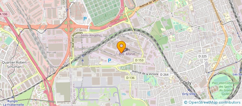 localisation de l'entreprise PROMOTION DE MATERIEL D'EXPORTATION à ORLY
