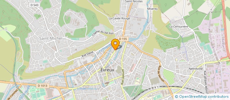 localisation de l'entreprise PROMOTION DE SAVONS ET COSMETIQUE à EVREUX
