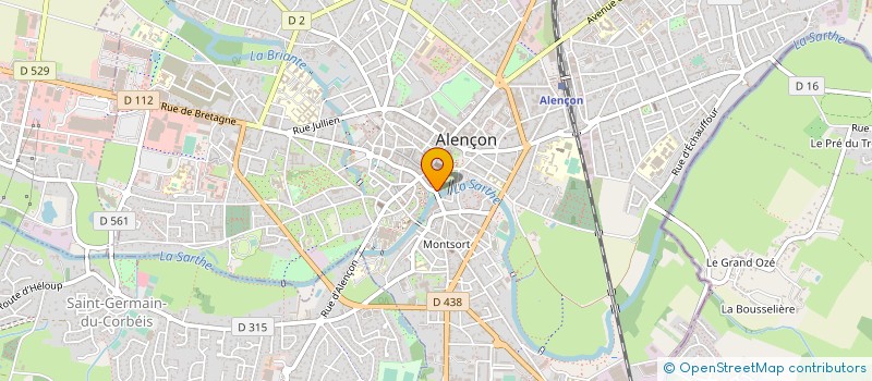 localisation de l'entreprise PROMOTION DENTELLE AU POINT D'ALENCON à ALENCON