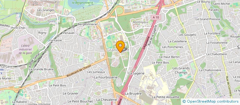 localisation de l'entreprise PROMOTION DES ARTS à TOURS