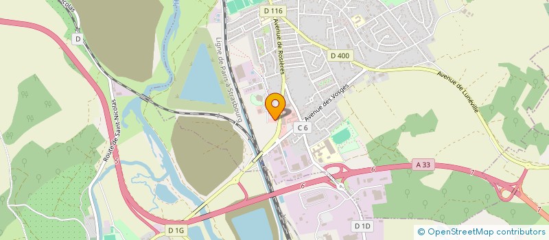 localisation de l'entreprise PROMOTION DES ENTREPRISES DU PAYS DU SEL  DOMBASLE-SUR-MEURTHE