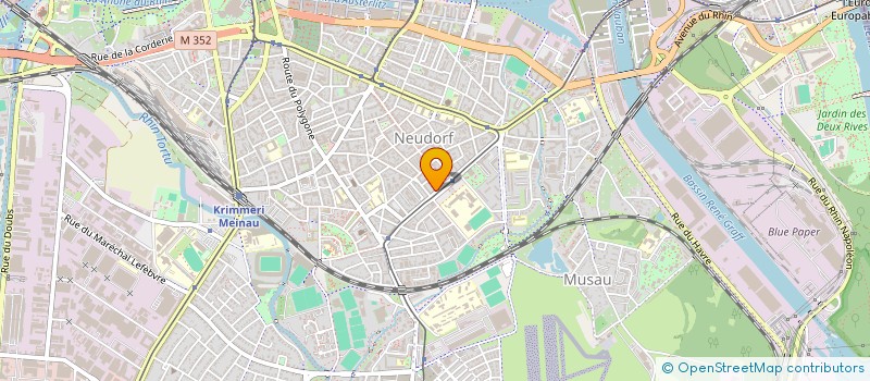 localisation de l'entreprise PROMOTION DES JARDINS POPULAIRES à STRASBOURG