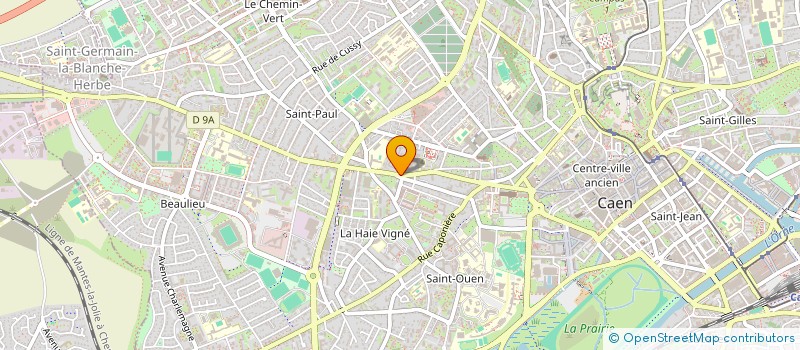 localisation de l'entreprise PROMOTION DES JEUNES TALENTS EN NORMANDIE à CAEN