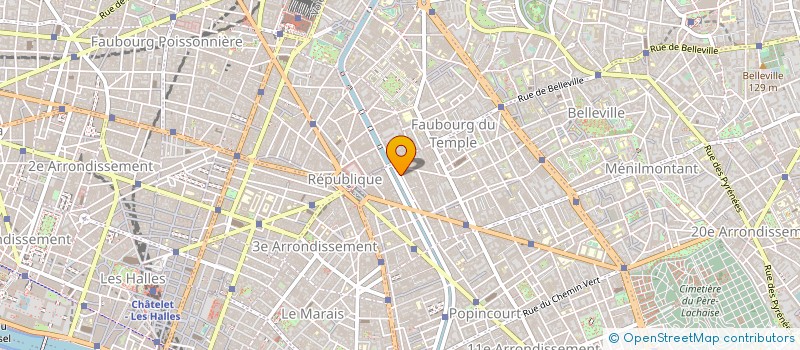 localisation de l'entreprise PROMOTION DES METIERS DE L'IMAGE ET SON à PARIS