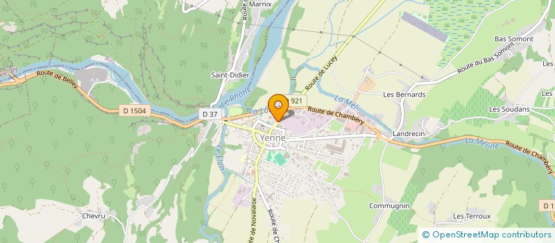 localisation de l'entreprise PROMOTION DES PRODUITS SAVOYARDS  YENNE