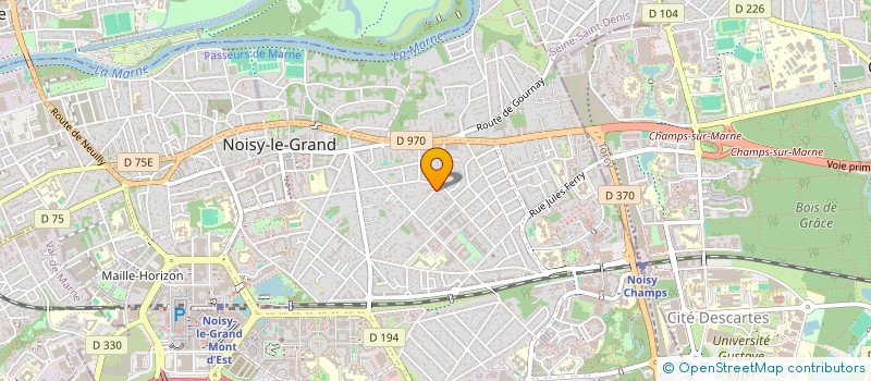 localisation de l'entreprise PROMOTION DES SEJOURS DE REMOBILISATION (PDSR) à NOISY-LE-GRAND