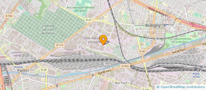 localisation de l'entreprise PROMOTION DIFFUSION MESURES à BOBIGNY