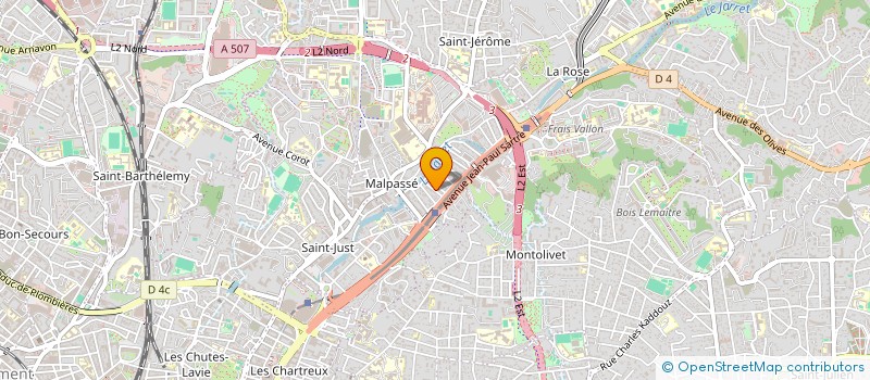 localisation de l'entreprise PROMOTION DU HAUT BOIS ET ENSEIGNEMENT à MARSEILLE