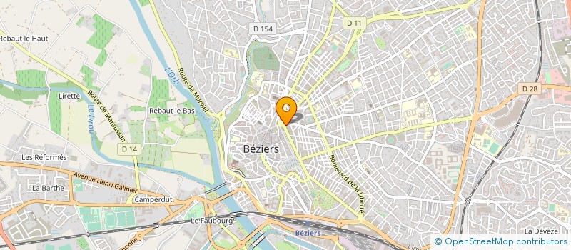localisation de l'entreprise PROMOTION DU LANGUEDOC à BEZIERS