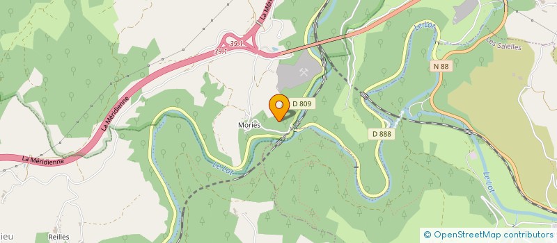 localisation de l'entreprise PROMOTION DU PATRIMOINE LOZERIEN  BOURGS SUR COLAGNE