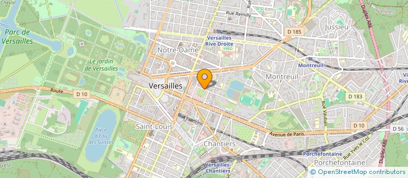 localisation de l'entreprise PROMOTION ENSEIGN ARCHITECT ACTIV ANNEXE à VERSAILLES