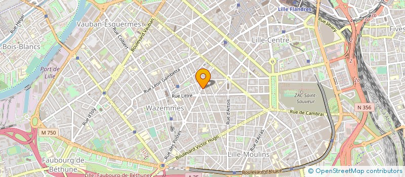 localisation de l'entreprise PROMOTION ET INVESTISSEMENTS IMMOBILIERS à LILLE
