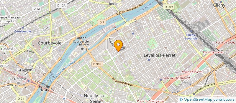 localisation de l'entreprise PROMOTION ET MOTIVATION à LEVALLOIS-PERRET