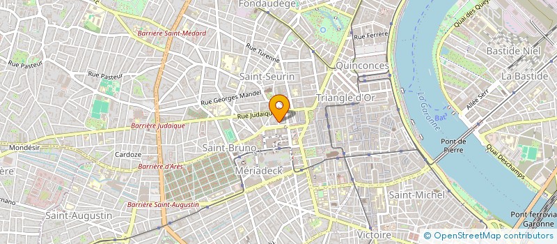 localisation de l'entreprise PROMOTION ET RENOVATION GIRONDE à BORDEAUX
