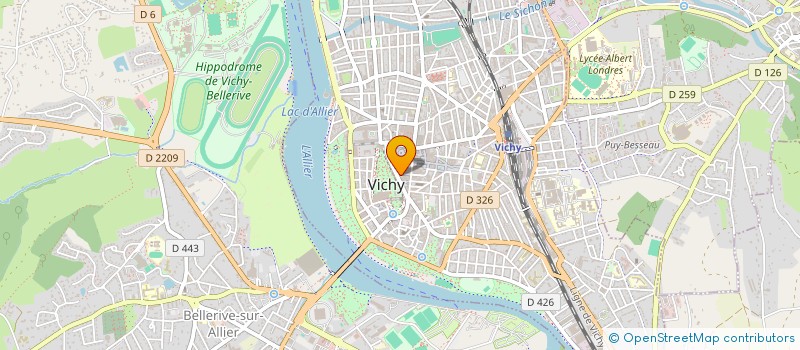 localisation de l'entreprise PROMOTION FINANCE à VICHY