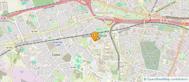 localisation de l'entreprise PROMOTION FORMATION RECHERCHE SAGE-FEMME (P.F.R.SAGE-FEMME) à LILLE
