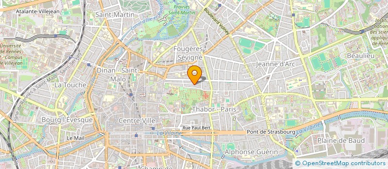 localisation de l'entreprise PROMOTION FORMATION RESSOURCES HUMAINES  RENNES