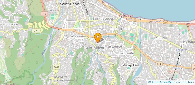 localisation de l'entreprise PROMOTION GESTION DEVELOP OUTRE-MER à SAINT-DENIS