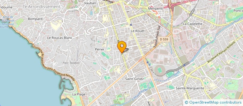 localisation de l'entreprise PROMOTION GESTION MER à MARSEILLE