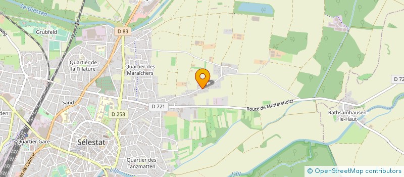 localisation de l'entreprise PROMOTION HABITAT à SELESTAT