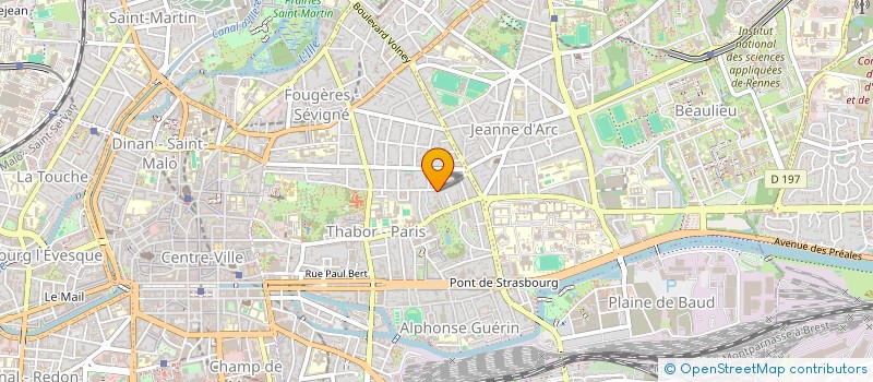 localisation de l'entreprise PROMOTION HOSPITALIERE ET FORMATIONS  RENNES