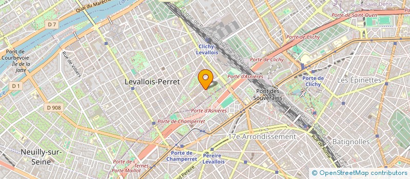 localisation de l'entreprise PROMOTION IDEE CONCEPT à LEVALLOIS-PERRET