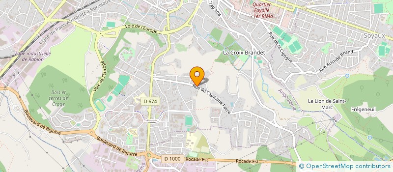 localisation de l'entreprise PROMOTION IMMOBILIERE CHARENTAISE à ANGOULEME