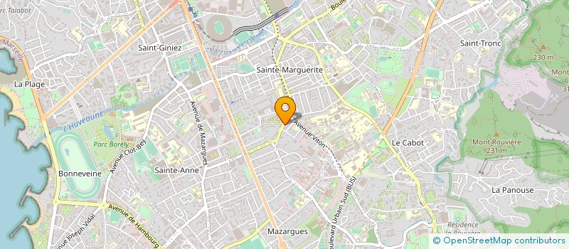 localisation de l'entreprise PROMOTION INGENIERIE SOCIO EDUCATIVE à MARSEILLE