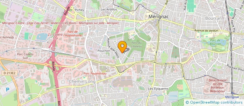localisation de l'entreprise PROMOTION J2L à MERIGNAC