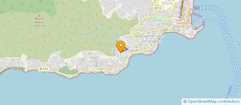 localisation de l'entreprise PROMOTION LES TAMARIS à AJACCIO