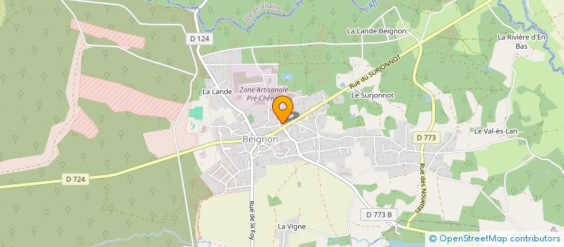 localisation de l'entreprise PROMOTION LIEUTENANT MICHARD  GUER