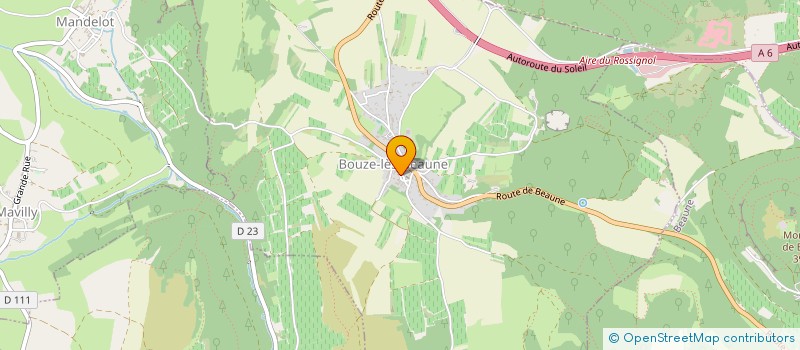 localisation de l'entreprise PROMOTION LOCATION CONSEIL  BOUZE-LES-BEAUNE