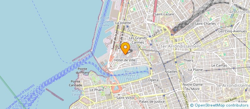localisation de l'entreprise PROMOTION NEUROSCIENCES EUROPEENNES à MARSEILLE