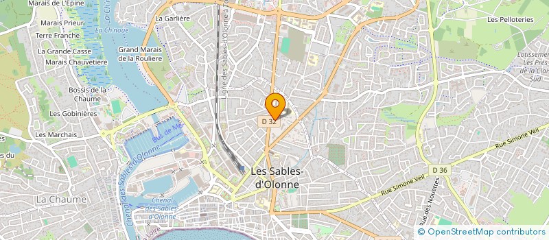 localisation de l'entreprise PROMOTION POUR L'EQUILIBRE ALIMENTAIRE à LES SABLES D'OLONNE