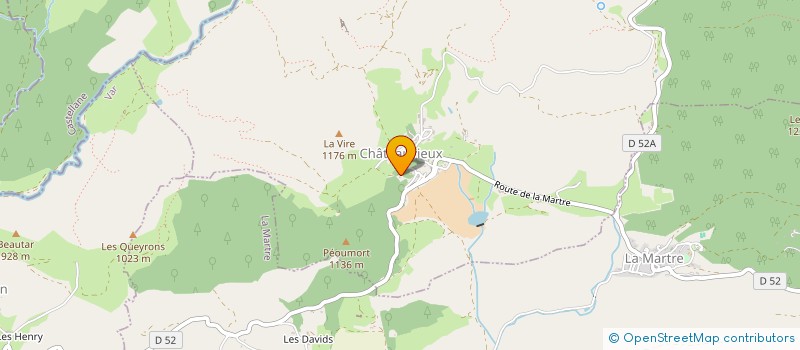 localisation de l'entreprise PROMOTION PRODUITS REGION COMPS ARTUBY  COMPS-SUR-ARTUBY