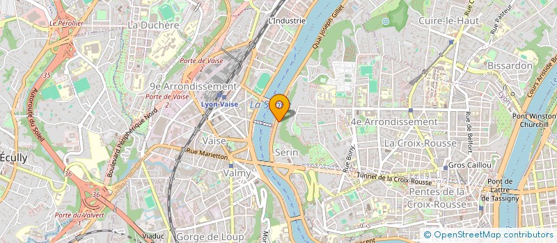 localisation de l'entreprise PROMOTION REALISATIONS IMMOBILIERES  LYON