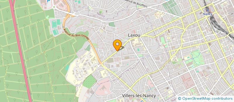 localisation de l'entreprise PROMOTION RECHERCHE INFORM SOINS MANAG à LAXOU