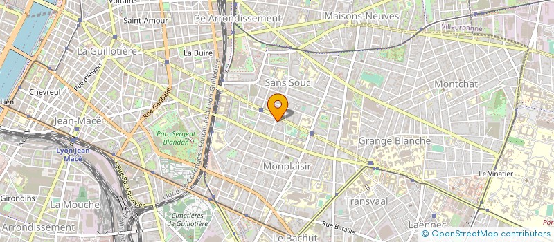 localisation de l'entreprise PROMOTION SANTE AUVERGNE-RHONE-ALPES à LYON