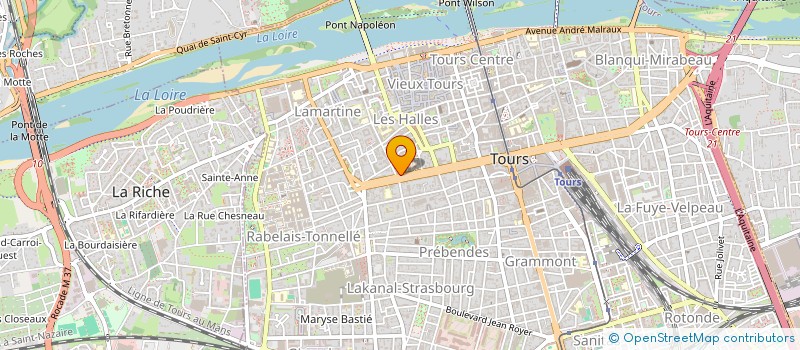 localisation de l'entreprise PROMOTION SERVICE MOUTONS CHEVRES  TOURS