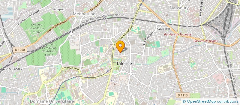localisation de l'entreprise PROMOTION SOCIALE PAR L ECONOMIQUE à TALENCE