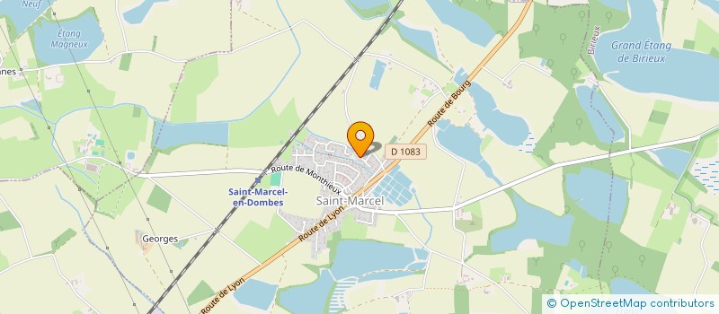 localisation de l'entreprise PROMOTION SPECTACLES EVENEMENTS  MIONNAY